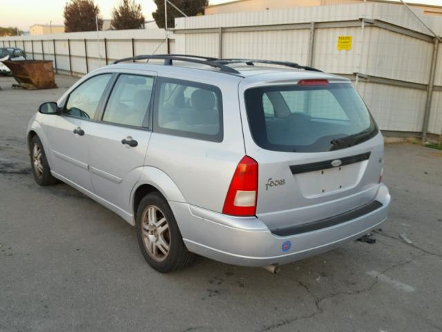 1FAHP36301W161194 - 2001 FORD FOCUS SE SILVER photo 3