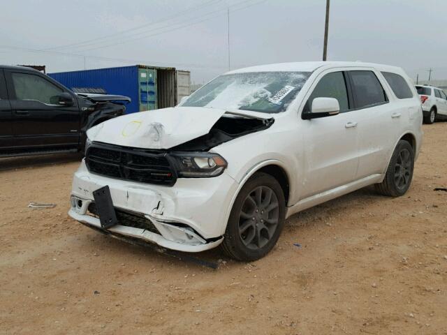 1C4SDHCT9HC677169 - 2017 DODGE DURANGO R/ WHITE photo 2