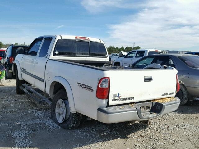 5TBBT44125S458999 - 2005 TOYOTA TUNDRA ACC WHITE photo 3