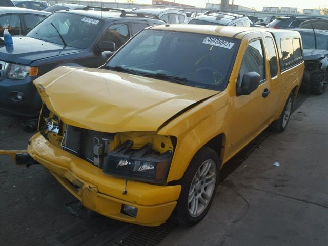 1GCCS19E678185467 - 2007 CHEVROLET COLORADO YELLOW photo 2