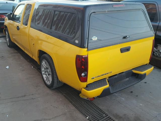 1GCCS19E678185467 - 2007 CHEVROLET COLORADO YELLOW photo 3