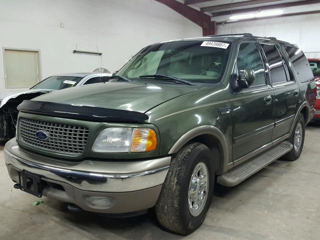 1FMPU18L7YLA98232 - 2000 FORD EXPEDITION GREEN photo 2