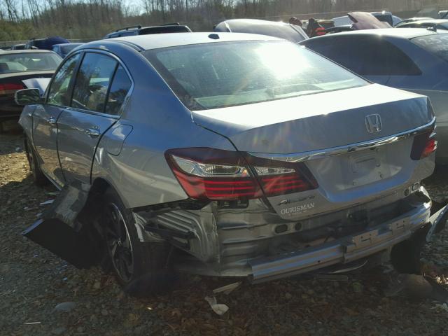 1HGCR2F97HA087505 - 2017 HONDA ACCORD EXL GRAY photo 3