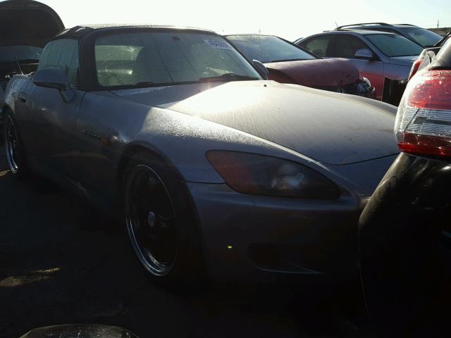 JHMAP1142YT005569 - 2000 HONDA S2000 GRAY photo 1