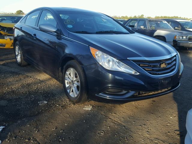 5NPEB4AC2DH755935 - 2013 HYUNDAI SONATA GLS BLUE photo 1