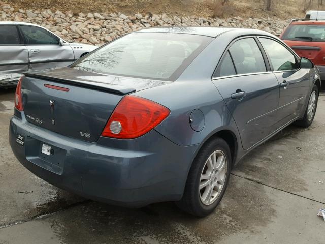 1G2ZG558664127274 - 2006 PONTIAC G6 SE1 BLUE photo 4