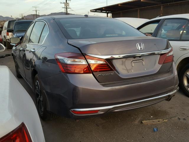 1HGCR2F8XHA223536 - 2017 HONDA ACCORD EXL GRAY photo 3