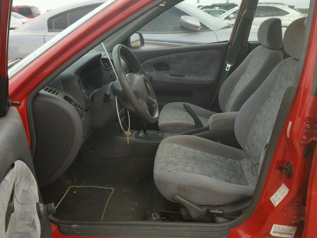 JA3AY26A7WU040312 - 1998 MITSUBISHI MIRAGE DE RED photo 5