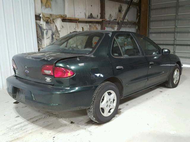 1G1JC524527272670 - 2002 CHEVROLET CAVALIER B GREEN photo 4