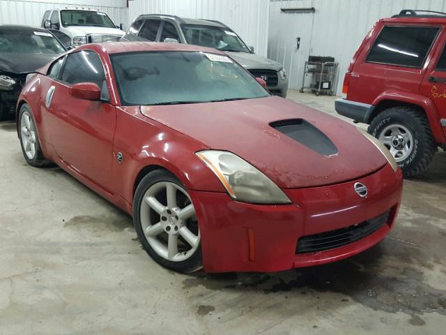 JN1AZ34D94T152892 - 2004 NISSAN 350Z COUPE RED photo 1