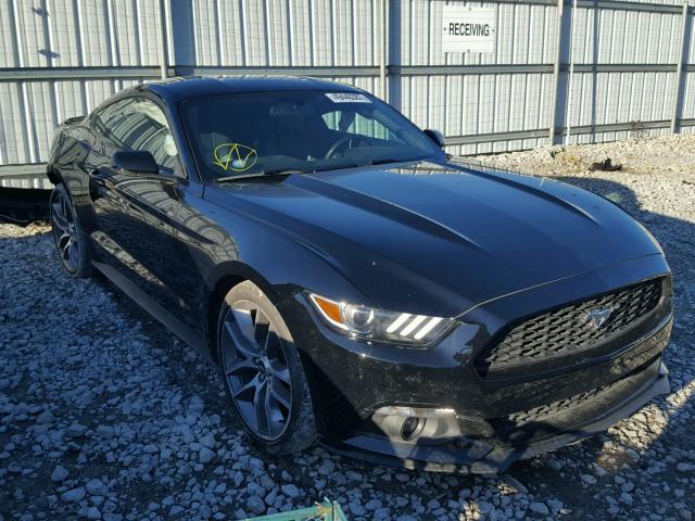 1FA6P8TH5F5430288 - 2015 FORD MUSTANG BLACK photo 1