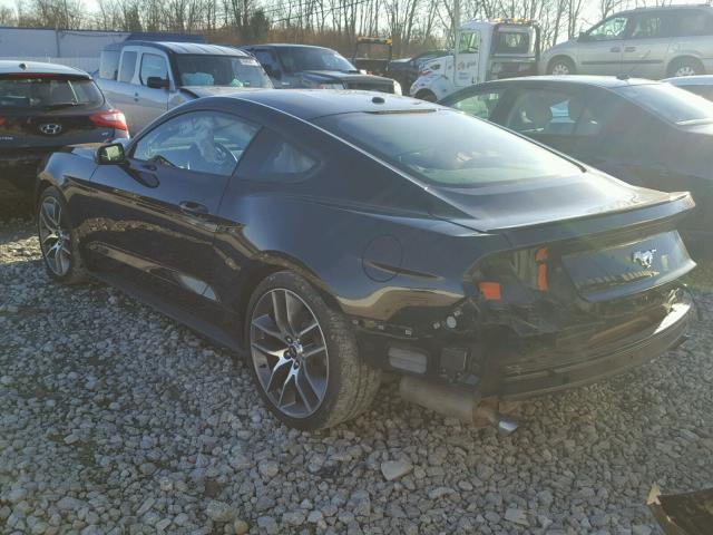 1FA6P8TH5F5430288 - 2015 FORD MUSTANG BLACK photo 3