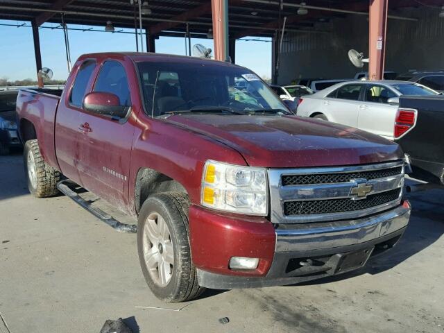 2GCEC19J481272999 - 2008 CHEVROLET SILVERADO MAROON photo 1