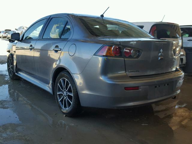 JA32U2FU0HU007620 - 2017 MITSUBISHI LANCER ES SILVER photo 3