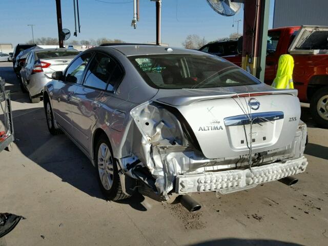 1N4AL2AP8CN435817 - 2012 NISSAN ALTIMA BAS SILVER photo 3