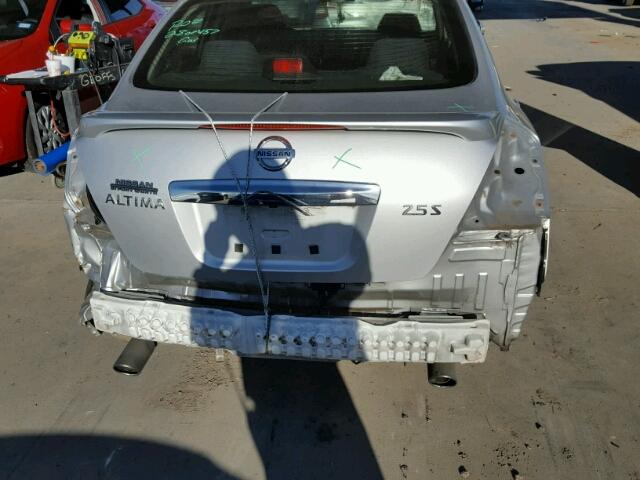 1N4AL2AP8CN435817 - 2012 NISSAN ALTIMA BAS SILVER photo 9