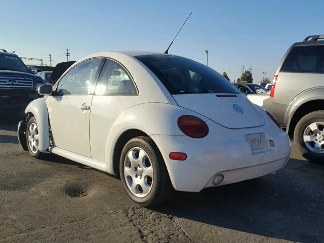 3VWCP21C63M436525 - 2003 VOLKSWAGEN NEW BEETLE WHITE photo 3