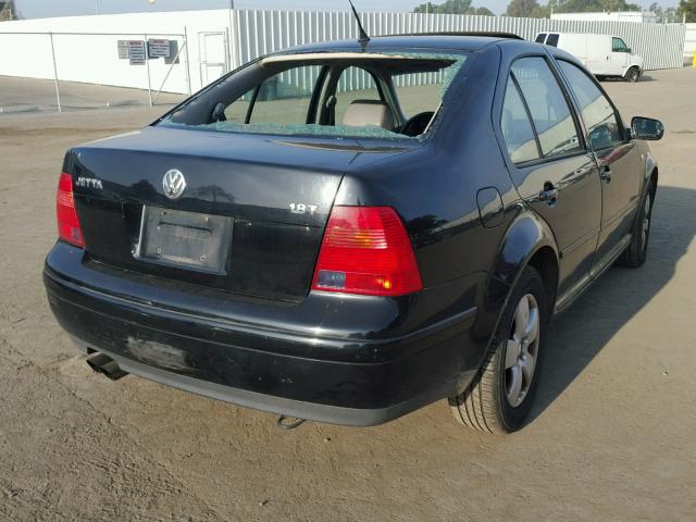 3VWSE69MX3M032360 - 2003 VOLKSWAGEN JETTA GLS BLACK photo 4