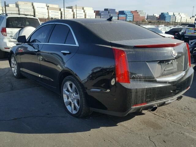 1G6AA5RX8D0160912 - 2013 CADILLAC ATS BLACK photo 3