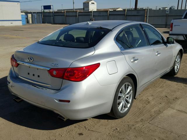 JN1EV7APXHM736446 - 2017 INFINITI Q50 PREMIU SILVER photo 4