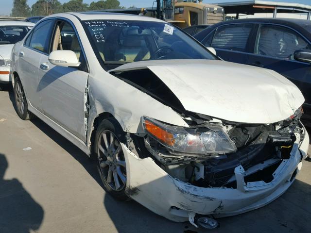 JH4CL96848C007080 - 2008 ACURA TSX WHITE photo 1