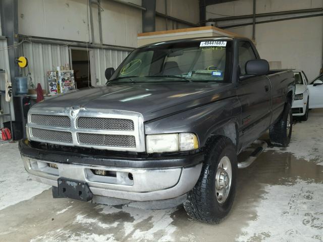 3B7KC26C22M300412 - 2002 DODGE RAM 2500 GRAY photo 2