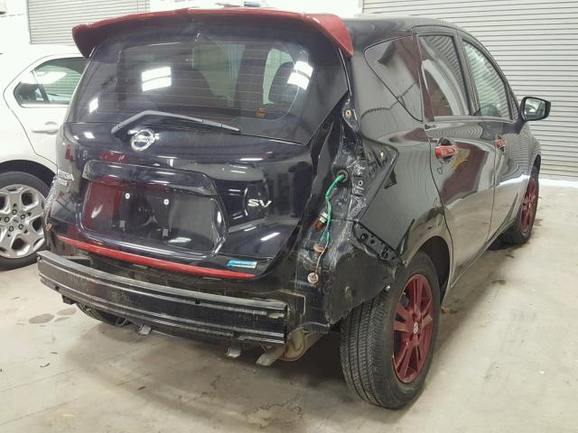 3N1CE2CP4FL445102 - 2015 NISSAN VERSA NOTE BLACK photo 4