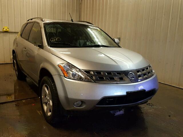 JN8AZ08W43W227670 - 2003 NISSAN MURANO SL SILVER photo 1