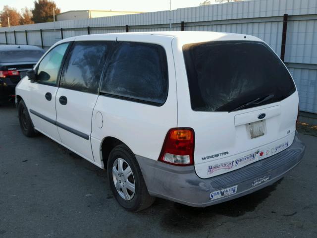 2FMZA50462BA24255 - 2002 FORD WINDSTAR L WHITE photo 3