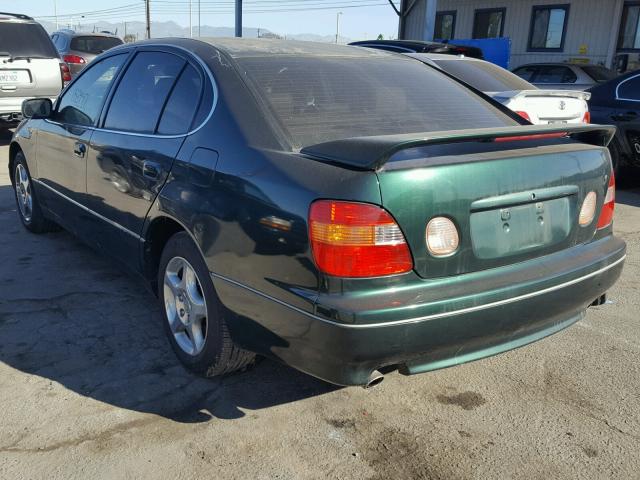 JT8BD68S1X0062618 - 1999 LEXUS GS 300 GREEN photo 3