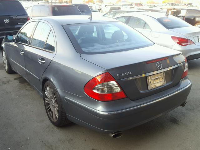 WDBUF56X27B070064 - 2007 MERCEDES-BENZ E 350 GRAY photo 3