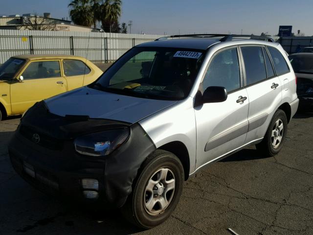 JTEGH20V730103057 - 2003 TOYOTA RAV4 SILVER photo 2