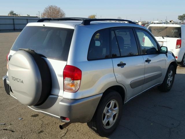 JTEGH20V730103057 - 2003 TOYOTA RAV4 SILVER photo 4