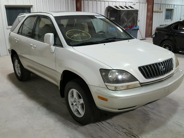 JT6HF10U5X0095375 - 1999 LEXUS RX 300 WHITE photo 1