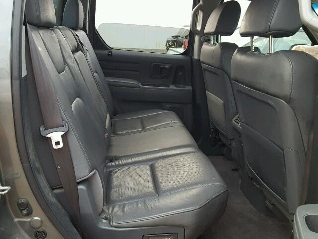 2HJYK16547H516272 - 2007 HONDA RIDGELINE CHARCOAL photo 6