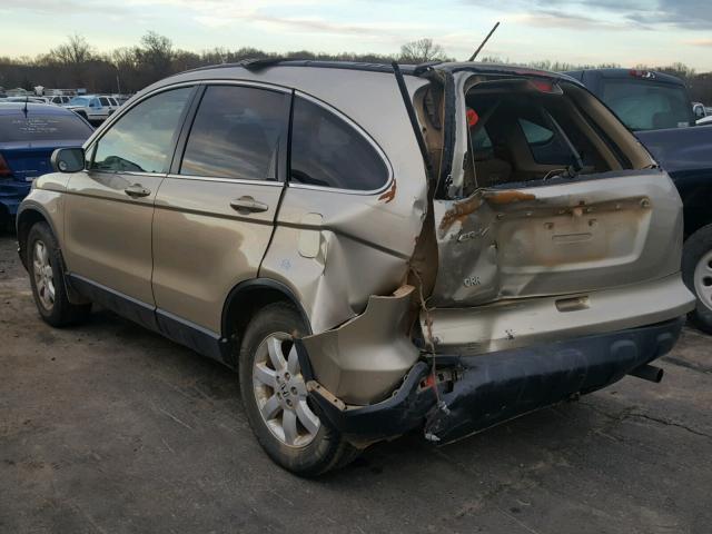 JHLRE38718C039124 - 2008 HONDA CR-V EXL GRAY photo 3