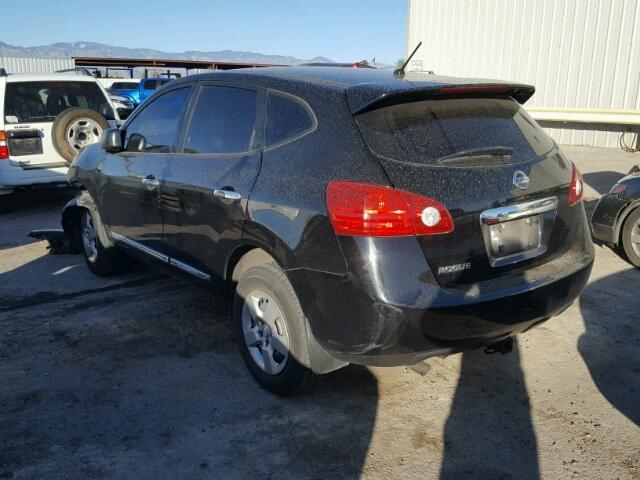 JN8AS5MT3CW261547 - 2012 NISSAN ROGUE S BLACK photo 3