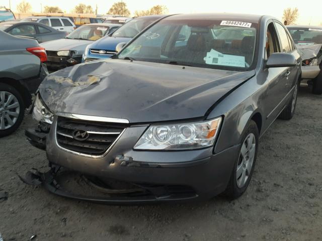 5NPET4AC9AH647773 - 2010 HYUNDAI SONATA GLS GRAY photo 2