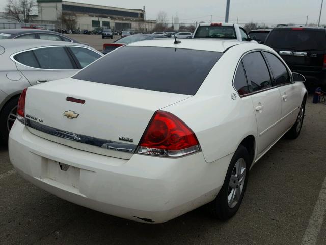 2G1WB58K279394956 - 2007 CHEVROLET IMPALA LS WHITE photo 4