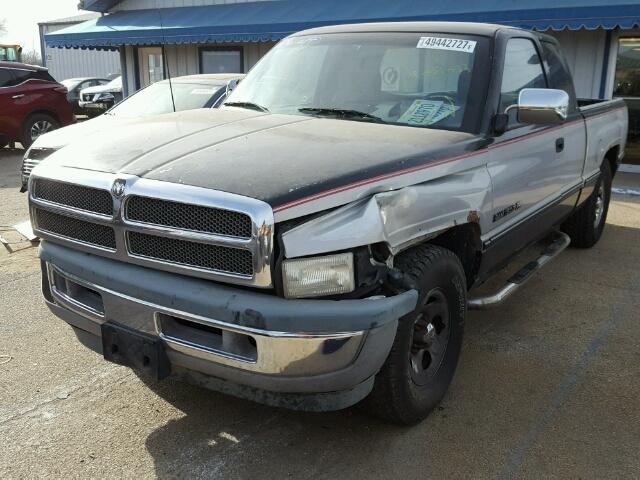 3B7HC13ZXVG828084 - 1997 DODGE RAM 1500 TWO TONE photo 2