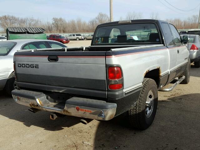 3B7HC13ZXVG828084 - 1997 DODGE RAM 1500 TWO TONE photo 4