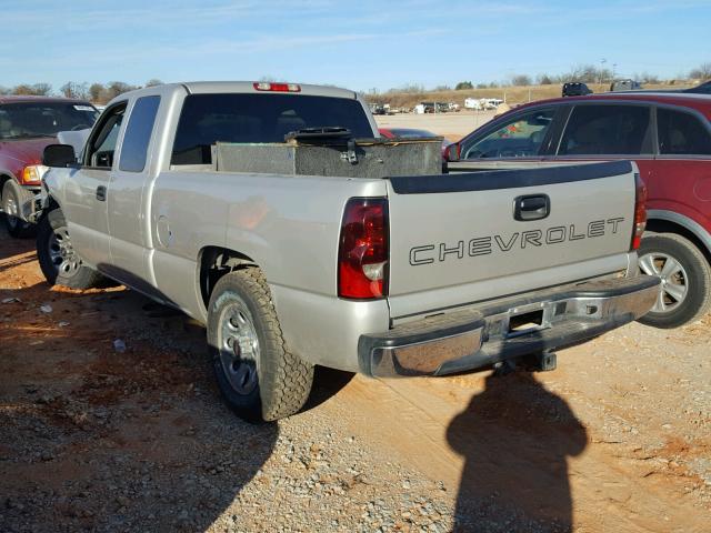 1GCEC19X16Z259555 - 2006 CHEVROLET SILVERADO SILVER photo 3