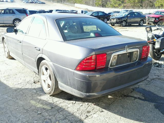 1LNHM87A21Y670765 - 2001 LINCOLN LS GRAY photo 3