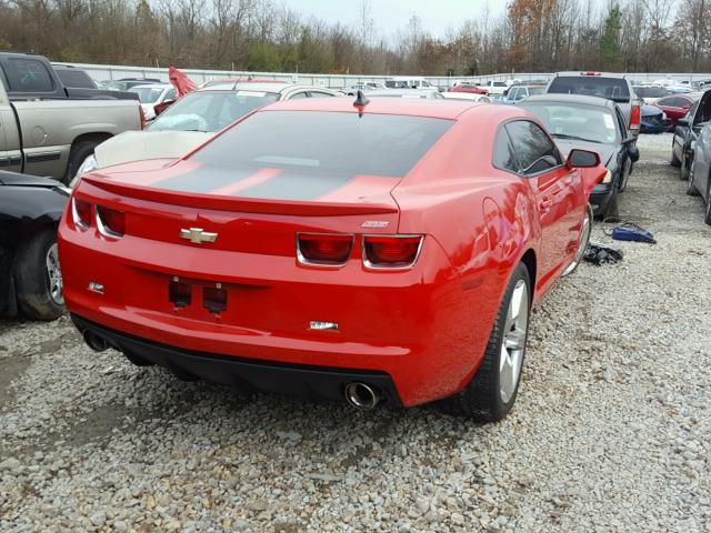 2G1FJ1EJ0B9145863 - 2011 CHEVROLET CAMARO SS RED photo 4