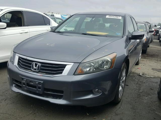 1HGCP36888A041376 - 2008 HONDA ACCORD EXL GRAY photo 2