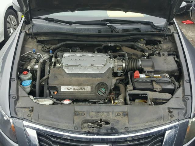 1HGCP36888A041376 - 2008 HONDA ACCORD EXL GRAY photo 7