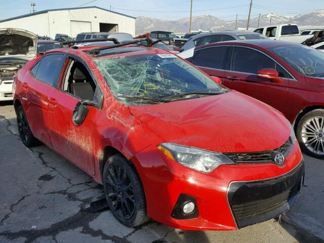 2T1BURHE7GC586326 - 2016 TOYOTA COROLLA L RED photo 1