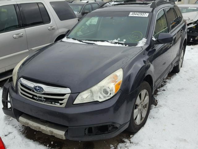 4S4BRCKC5B3315722 - 2011 SUBARU OUTBACK 2. BLUE photo 2