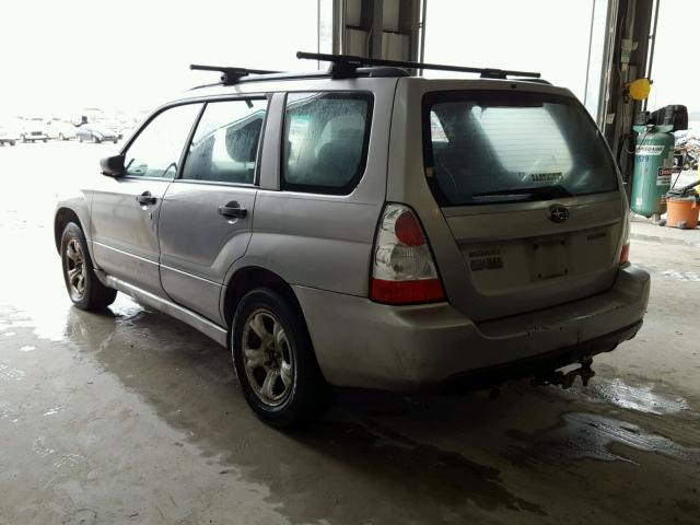 JF1SG63666G751474 - 2006 SUBARU FORESTER 2 TAN photo 3