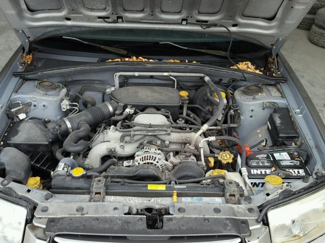 JF1SG63666G751474 - 2006 SUBARU FORESTER 2 TAN photo 7